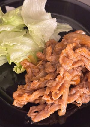 節約！豚こまケチャップ炒め-レシピのメイン写真