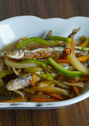カルシウムたっぷり!きびなごの南蛮漬け-レシピのメイン写真