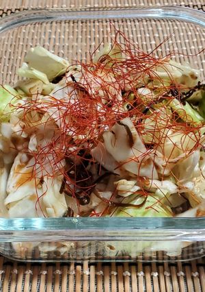 キャベツの梅おかか和え-レシピのメイン写真