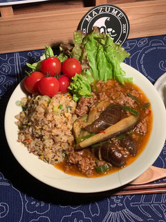 麻婆茄子炒飯❕-レシピのメイン写真