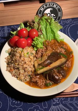 麻婆茄子炒飯❕-レシピのメイン写真