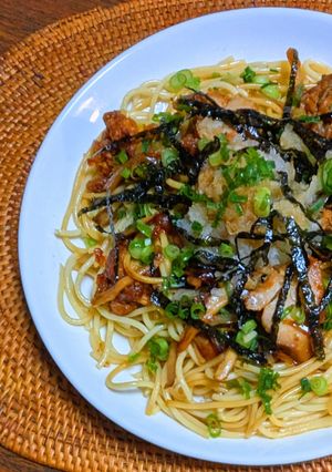 鶏の唐揚げみぞれスパゲッティ-レシピのメイン写真