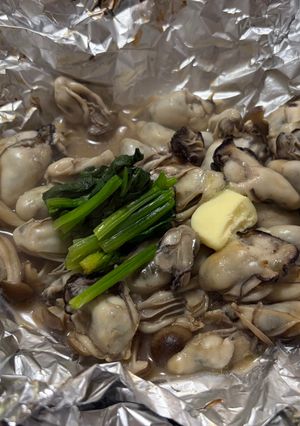 牡蠣としめじのホイル焼き-レシピのメイン写真