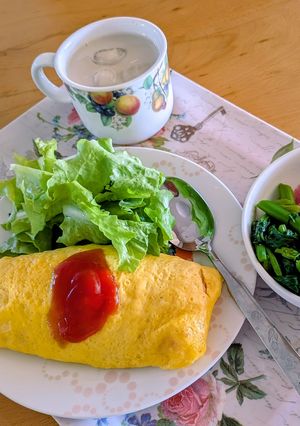 生協のオムライスで簡単ランチ-レシピのメイン写真