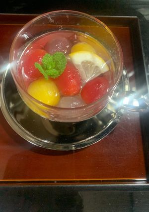 3種のミニトマトとわらび餅のレモンシロップ漬け-レシピのメイン写真