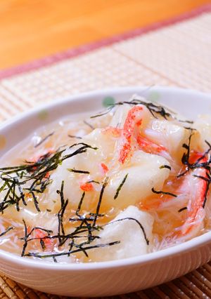 揚げ餅の蟹あんかけ-レシピのメイン写真