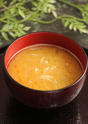簡単！かぼちゃのお味噌汁-レシピのメイン写真