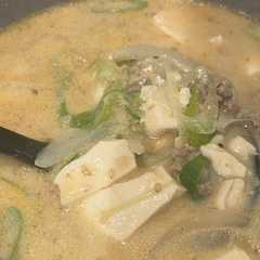 【麻婆豆腐リメイク】坦々スープ*子供OK-レシピのメイン写真