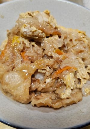 かき揚げの天丼(自分のメモ用)-レシピのメイン写真
