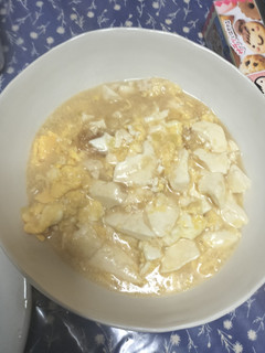 豆腐と卵のふわふわ炒め(滑蛋豆腐)-レシピのメイン写真