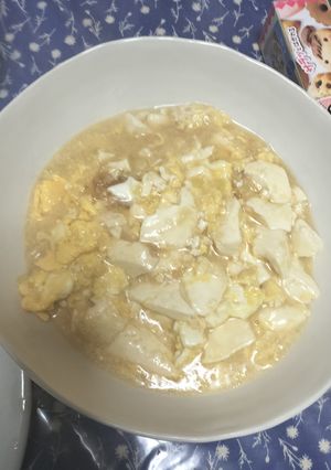 豆腐と卵のふわふわ炒め（滑蛋豆腐）-レシピのメイン写真