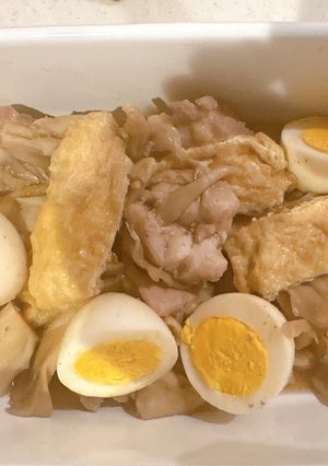 鶏ももとゆで卵のさっぱり煮-レシピのメイン写真