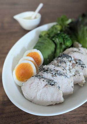 甘酒のサラダチキン（スパイス入り）-レシピのメイン写真