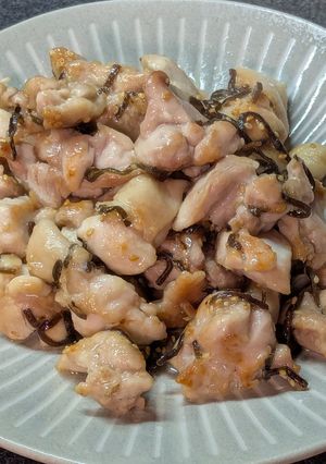混ぜて焼くだけ！胡麻＆塩昆布の鶏もも焼き-レシピのメイン写真
