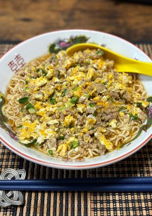 山椒香る！豚そぼろラーメン-レシピのメイン写真