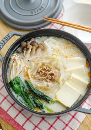 Wこうじの坦々風豆乳鍋🍲-レシピのメイン写真