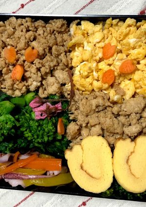 2/20ﾖｯﾁｬﾝ☆そぼろお弁当-レシピのメイン写真