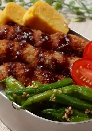 アスパラの肉巻きフライ弁当-レシピのメイン写真