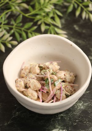 簡単！大豆とかいわれの粒マスタード和え-レシピのメイン写真