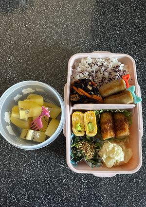 20250424 🌸柔らか目のお弁当-レシピのメイン写真
