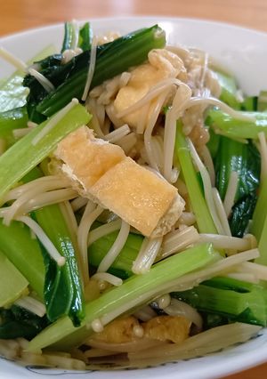 🍀小松菜・えのき・油揚げの和え物🍀-レシピのメイン写真
