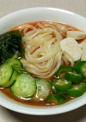 火を使わずにできる簡単トマト冷やしうどん-レシピのメイン写真