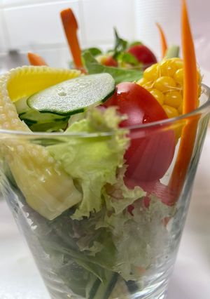 夏野菜・サラダパフェ-レシピのメイン写真