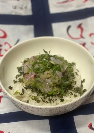 鯵のたたき丼-レシピのメイン写真