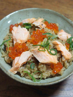 鮭のあらではらこ飯-レシピのメイン写真