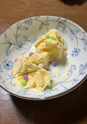 【FGO】聖晶石（金平糖）バニラアイス-レシピのメイン写真