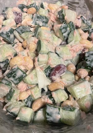 豆とキュウリのサラダ-レシピのメイン写真