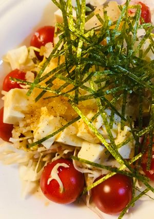 ミニ豆腐＆おろしのサラダ-レシピのメイン写真