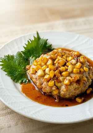 とうもろこしのチキンハンバーグ-レシピのメイン写真