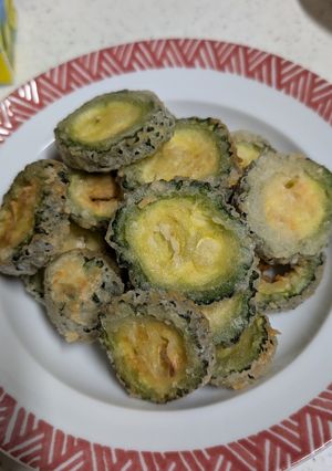 丸ごと食べれる！ゴーヤの丸ごと唐揚げ-レシピのメイン写真