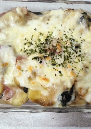 簡単小松菜ポテトグラタン-レシピのメイン写真