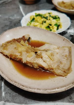 しょうゆ麹でかれいの煮付け☆-レシピのメイン写真