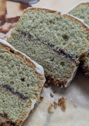 米粉全粒粉よもぎ胡桃Wチョコプラリネ-レシピのメイン写真