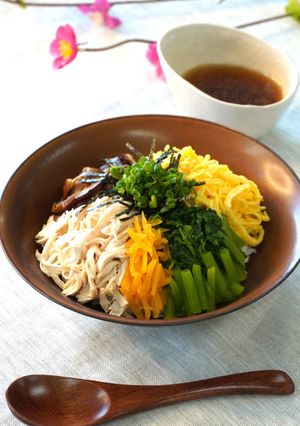 186.春菊たっぷり鶏飯（けいはん）-レシピのメイン写真