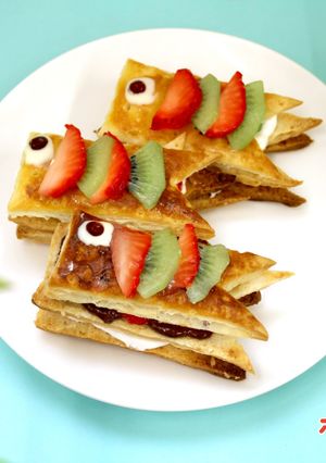 【あまざけ麹】こいのぼりチョコ麹パイ-レシピのメイン写真