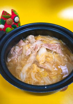 とろとろ白菜と豚肉のあんかけ鍋-レシピのメイン写真