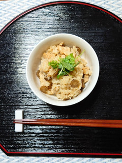ヨウサマの減塩かしわご飯②-レシピのメイン写真