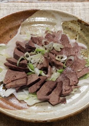 豚レバーの’たたき’風-レシピのメイン写真
