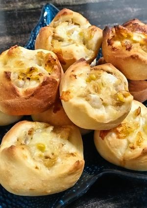 新玉とツナの惣菜パン(ホットクック使用)-レシピのメイン写真