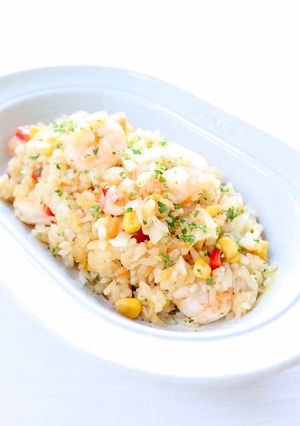 家族皆大絶賛な【Bistro海老ピラフ】-レシピのメイン写真