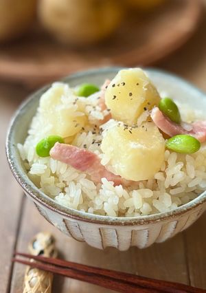 洋風！ジャーマンポテト風炊き込みご飯-レシピのメイン写真