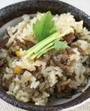 大満足◎牛肉とごぼうの炊き込みご飯