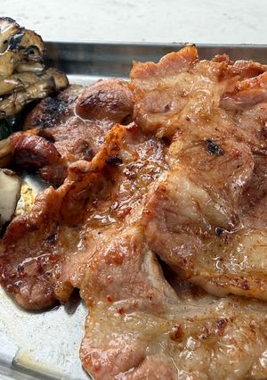 絶品！私のタレ！美味なる辛ダレに漬けた豚肩肉！-レシピのメイン写真