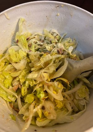 毎日食べたいプロテイン鯖マヨレタスサラダ-レシピのメイン写真