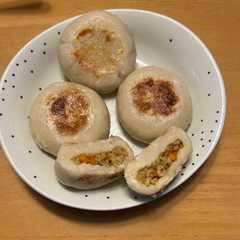 にんじんとしいたけのカレーおやき-レシピのメイン写真
