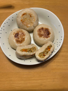 にんじんとしいたけのカレーおやき-レシピのメイン写真
